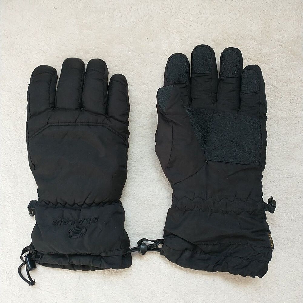 Slalom Insulated Breathable Gloves Women's L Black Ski Snowboard Outdoors